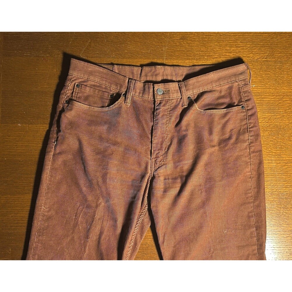 Vtg Levi’s 514 Corduroy Pants Burnt Orange Mens 36x30